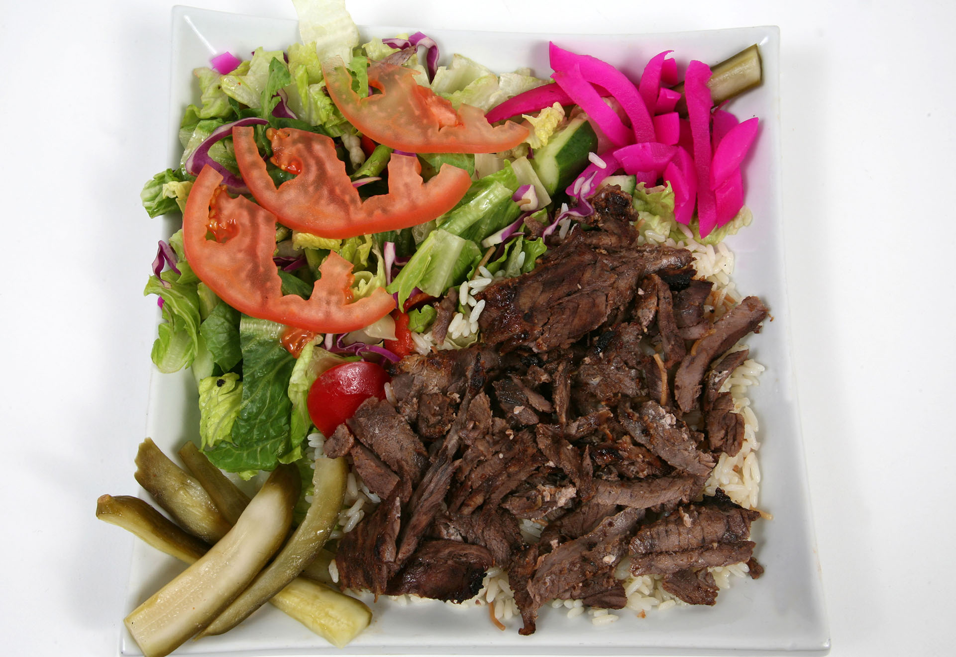 Beef Shawarma Salad
